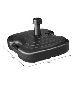 Sonnenschirm-Ständer, Kunststoff, 20 Liter, Ca. B45/T45 Cm 8 Sonnenschirm-Ständer, Kunststoff, 20 Liter, Ca. B45/T45 Cm -Garten Umfassend Geschäft 1030055 WE BG 001 SchneiderSonnenschirmStaenderKsSchirmst20LGrauD