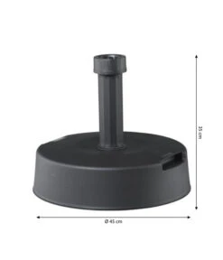 Beo Beton Schirmständer, 30 Kg -Garten Umfassend Geschäft 1412618 WE BG 001 Schirmst30kgBetonAnthrazitN