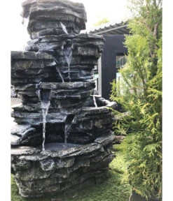 Dehner Polyresin-Gartenbrunnen Roccia -Garten Umfassend Geschäft 1416601 WE FS 003 DehnerPolyresin GartenbrunnenRocciaOutdoorbrunnenWasserspiel