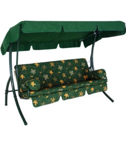 Angerer Hollywoodschaukel Trend, Design Korfu Grün, 3-Sitzer