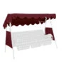 Angerer Sonnendach Für 3-Sitzer Modelle, Ca. B200/T120 Cm -Garten Umfassend Geschäft 1697119 WE FS 001 HollywoodschaukelSonnendach2