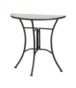 Siena Garden Anstelltisch Prato, Halbrund, Ca. B35,5/H71,5 Cm