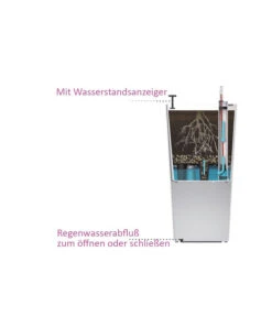 Dehner Kunststoff-Topf Elise, Konisch, Glänzend, Inkl. Bewässerungssystem -Garten Umfassend Geschäft 1802214 WE FS 001 KunststofftopfEliseWasserstandsanzeiger