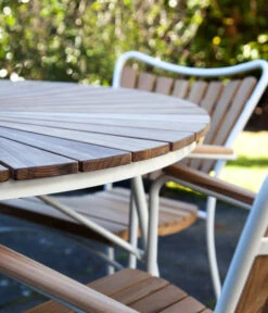 Cinas Gartentisch Ellen, Ca. Ø110/H74 Cm -Garten Umfassend Geschäft 2012250 WE DE 001 TischEllenD110Weiss