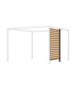 Siena Garden Schattenmanufaktur® Pergola Blende Holzoptik