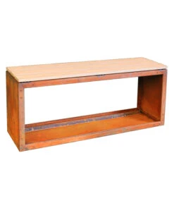 Palatino Cortenstahl-Kaminholzlager Woodpecker PRO