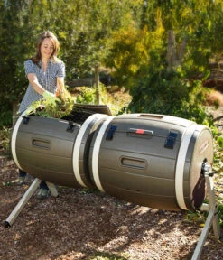 Lifetime Trommelkomposter 380 L, Ca. B165/H109/T79 Cm -Garten Umfassend Geschäft 2024354 WE MO 001 TrommelkompostBraun380L