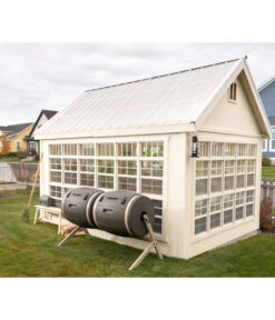 Lifetime Trommelkomposter 380 L, Ca. B165/H109/T79 Cm -Garten Umfassend Geschäft 2024354 WE MO 002 TrommelkompostBraun380L