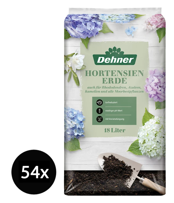 Dehner Hortensienerde, 54 X 18 Liter 3 Dehner Hortensienerde, 54 X 18 Liter