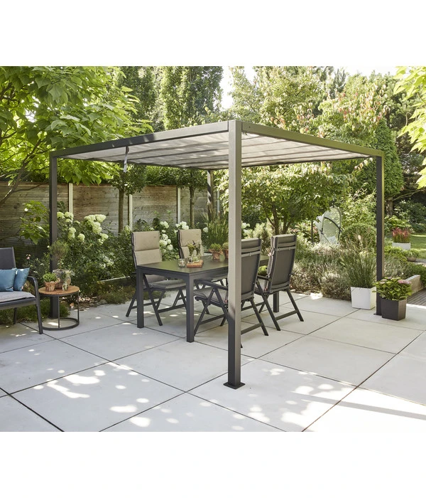 Siena Garden Schattenmanufaktur® Pergola Basis Libera, Ca. B315/H217/T315 Cm 14 Siena Garden Schattenmanufaktur® Pergola Basis Libera, Ca. B315/H217/T315 Cm – Bild 12