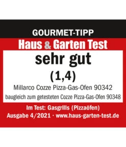 Cozze Gas-Pizzaofen, Inkl. Pizzastein -Garten Umfassend Geschäft 2083095 WE IG 001 cozze13gaspizzaofen