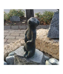 Rottenecker Bronze-Erdmännchen Groß, Wasserspeiend -Garten Umfassend Geschäft 2179786 WE MO 001 RotteneckerBronzeErdmaennchengrosswasserspeiend