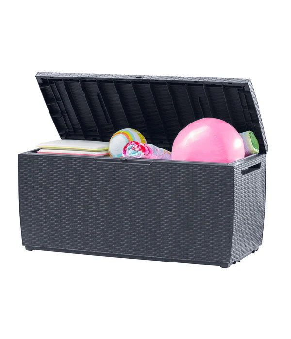 Keter Aufbewahrungsbox Capri, 305 Liter, Ca. B123/H57/T53,5 Cm 4 Keter Aufbewahrungsbox Capri, 305 Liter, Ca. B123/H57/T53,5 Cm – Bild 2