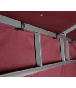 Tepro Seitenteilset Für Gartenpavillon Lehua Und Waya -Garten Umfassend Geschäft 2191054 WE DE 002 SeitenteilsetLehuaWayaburgund