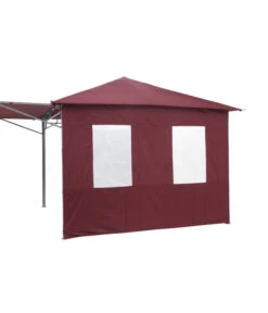 Tepro Seitenteilset Für Gartenpavillon Lehua Und Waya -Garten Umfassend Geschäft 2191054 WE FS 004 SeitenteilsetLehuaWayaburgund 1