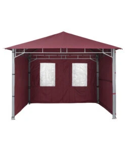 Tepro Seitenteilset Für Gartenpavillon Lehua Und Waya -Garten Umfassend Geschäft 2191054 WE FS 007 SeitenteilsetLehuaWayaburgund 1