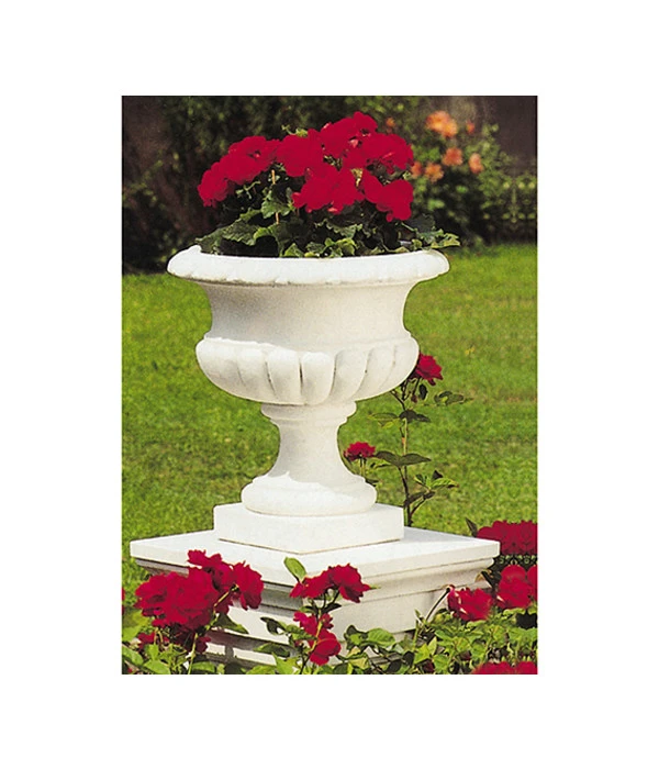 Fantasieco Stein-Vase Kehl, Weiß, Ca. Ø47/H49 Cm 3 Fantasieco Stein-Vase Kehl, Weiß, Ca. Ø47/H49 Cm