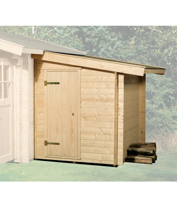 Weka Anbauschuppen Gr. 2, Ca. B180/H205/T274 Cm 3 Weka Anbauschuppen Gr. 2, Ca. B180/H205/T274 Cm