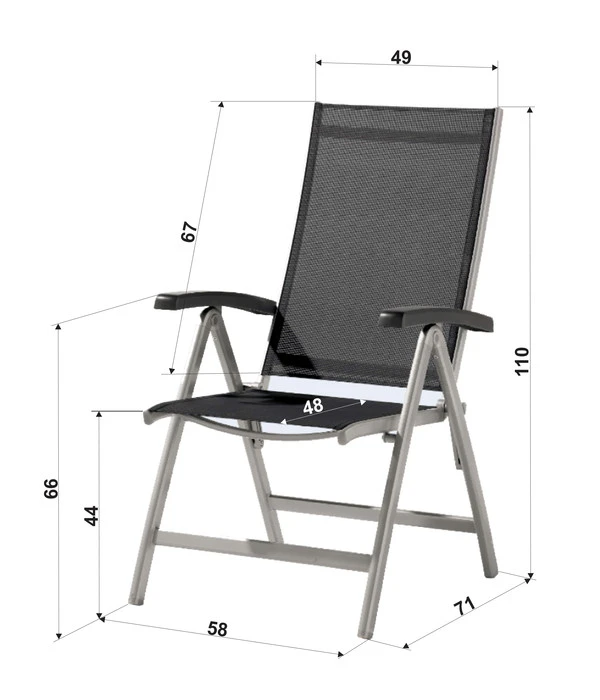 Sieger Klappsessel Bodega 4 Sieger Klappsessel Bodega – Bild 2