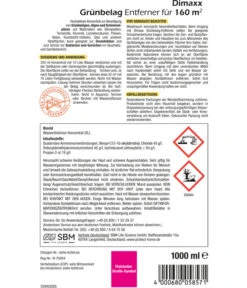 PROTECT HOME Dimaxx Grünbelag Entferner, 1 L -Garten Umfassend Geschäft 2914414 WE DE DimaxxGruenbelagEntfernerProtectHomeGruenbelagentferner
