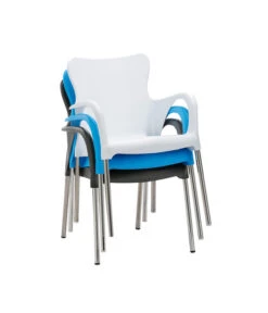 Best Alu-Stapelsessel Maui, 4er Set -Garten Umfassend Geschäft 3046851 WE DE 001 4erStapelsesselMauiWeiss