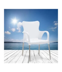 Best Alu-Stapelsessel Maui, 4er Set -Garten Umfassend Geschäft 3046851 WE MO 001 4erStapelsesselMauiWeiss