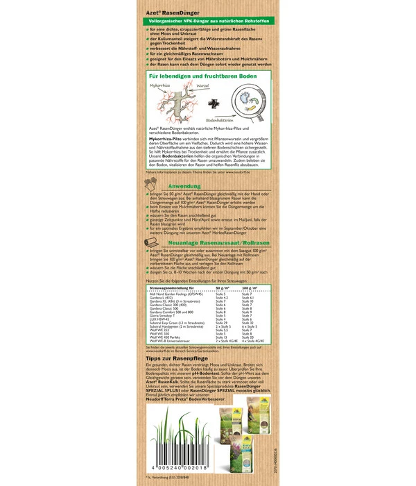 Neudorff Azet® Rasendünger 4 Neudorff Azet® Rasendünger – Bild 2
