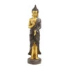 Dehner Polyresin-Buddha, Gold-grau, 20,5 X 20,5 X 82,5 Cm -Garten Umfassend Geschäft 3265477 WE FS 001 DehnerPolyresinBuddhagoldgrau20x20x82cmGartendeko