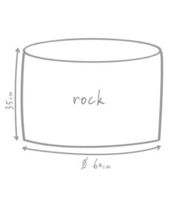 Outbag Outdoor-Sitzsack Rock Skin -Garten Umfassend Geschäft 3453693 WE DE 002 GlobalBeddingRockDeluxeSkinKiesel