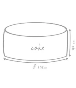 Outbag Outdoor-Sitzsack Cake Fabric 9 Outbag Outdoor-Sitzsack Cake Fabric -Garten Umfassend Geschäft 3491230 WE DE 002 CakePlusMud