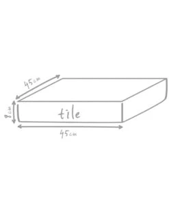 Outbag Outdoor-Sitzkissen Tile Plus, Ca. B45/H8/T45 Cm -Garten Umfassend Geschäft 3506896 WE DE 002 TilePlusBlack