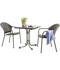 Sieger Boulevard-Klapptisch Mecalit®-PRO, Ca. B70/H72/T70 Cm -Garten Umfassend Geschäft 3885589 WE FS 001 GruppeCesao