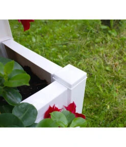 KHW Kunststoff-Pflanzkasten Mit Spalier, 43 X 43 X 140 Cm -Garten Umfassend Geschäft 3913688 WE DE 002 KastenSpalier43weiss