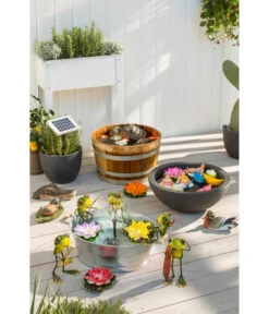 Holz-Weinfasskübel, Rund, Braun -Garten Umfassend Geschäft 3923653 WE MO 002 EsotecSolarpumpensystemRiminiSPumpeWasserpumpeSolarpumpe