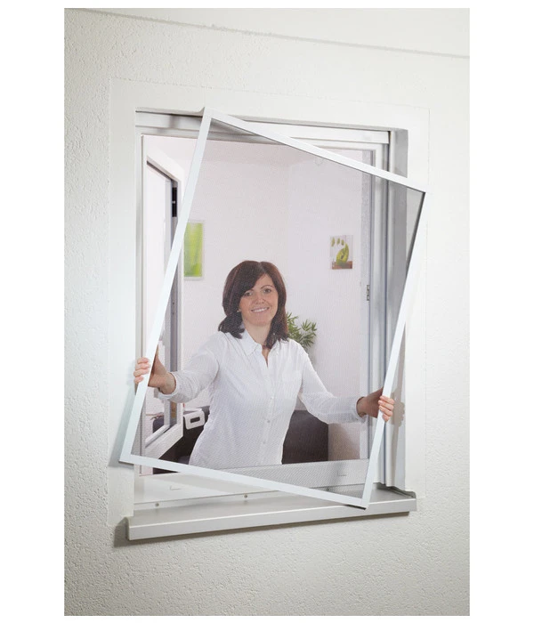 Hecht Fliegengitter Fensterbausatz COMPACT, Ca. B130/H150 Cm 3 Hecht Fliegengitter Fensterbausatz COMPACT, Ca. B130/H150 Cm