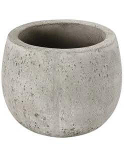 Dehner Leichtbeton-Topf Balloon Stone, Grau