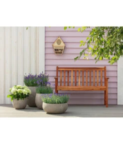 Dehner Leichtbeton-Topf Balloon Stone, Grau -Garten Umfassend Geschäft 4058046 4058087 4057972 WE MO 005 DehnerLeichtbetonTopfPflanztopfPflanzvase