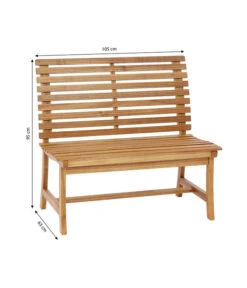 Dehner Akazienbank Paisley, 2-Sitzer -Garten Umfassend Geschäft 4069167 WE BG 001 AkazienbankPaisley