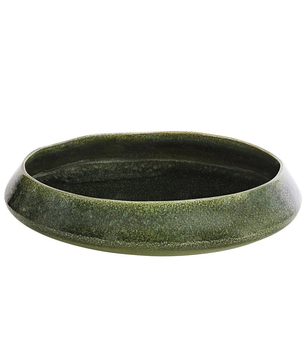 Dehner Keramik-Schale Linn, Rund, Dunkelgrün, Ca. Ø34 Cm 3 Dehner Keramik-Schale Linn, Rund, Dunkelgrün, Ca. Ø34 Cm