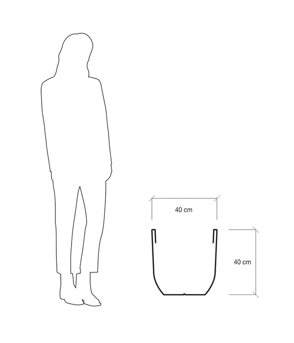 Farmet Kunststoff-Topf Orione Alto, Fluoreszierend 5 Farmet Kunststoff-Topf Orione Alto, Fluoreszierend – Bild 3