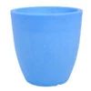Farmet Kunststoff-Topf Orione Alto, Fluoreszierend -Garten Umfassend Geschäft 4108742 WE FS 001 ORIONEALTOHoherRunderPflanzkuebelDurchmesser40cm40cmhochFLUORESZIERENDHELLBLAU