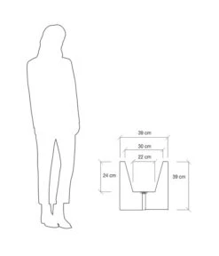 Farmet Kunststoff-Pflanzkübel Atlantis, Doppelwandig Mit Bewässerungssystem, Dunkelanthrazit -Garten Umfassend Geschäft 4110029 WE DE 004 ATLANTISRechteckigerDoppelwandigerPflanzkuebel39x39x39cmhochmitBewaesserungssystemDUNKELANTHRAZIT