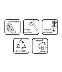 Farmet Kunststoff-Topf-Set Hydrus, Quadratisch, Anthrazit, 2-teilig -Garten Umfassend Geschäft 4110128 WE DE 005 HYDRUSQuadratischerPflanzkuebel29x29x40cmhochDUNKELANTHRAZIT