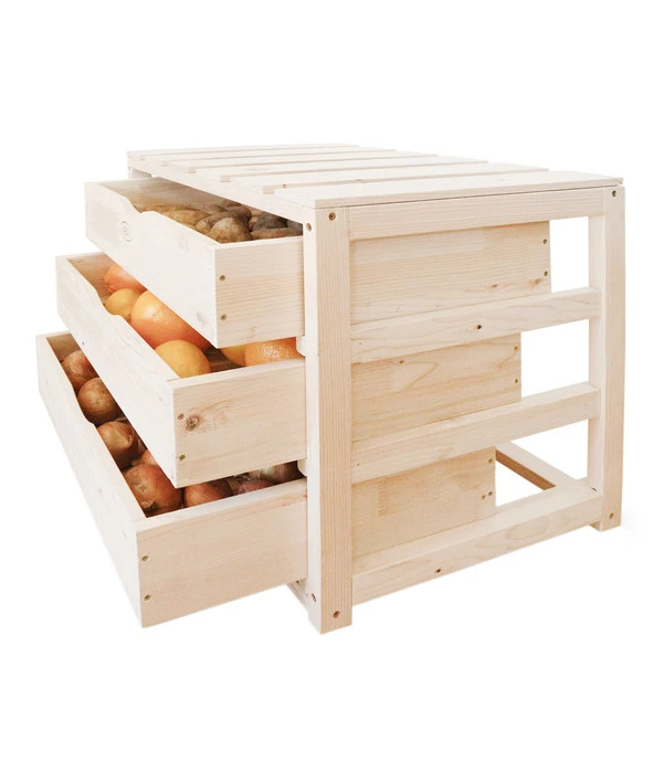 Habau Obst- Und Gemüsehorde, Ca. B50/H45/T40 Cm 5 Habau Obst- Und Gemüsehorde, Ca. B50/H45/T40 Cm – Bild 3