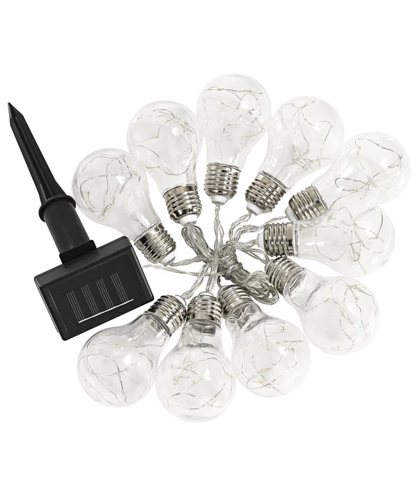 Dehner Solar-Lichterkette Glühbirne 3 Dehner Solar-Lichterkette Glühbirne