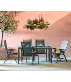 Dehner Ausziehtisch Chicago, Ca. B160-210/H74/T90 Cm -Garten Umfassend Geschäft 4210381 WE MO 003 GruppeChicagoNEU