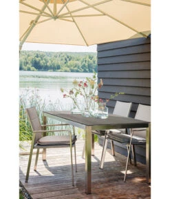 Dehner Premium Esstisch Nantes, Ca. B152/H75/T90 Cm -Garten Umfassend Geschäft 4218210 4209920 4209938 WE DE 008 DehnerTischNantesNEUtif