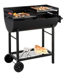 Tepro Holzkohle-Grillfass Detroit -Garten Umfassend Geschäft 4287918 WE MO 002 TeproGrillfassDetroit