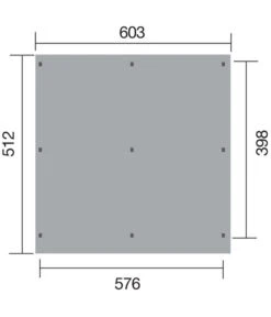 Weka Doppelcarport 618, Mit Stahldach -Garten Umfassend Geschäft 4308821 WE DE 002 WekaDoppelcarport618mitPVC KunststoffdachCarportAbstellplatzAutounterstandUnterstandSchutzdach