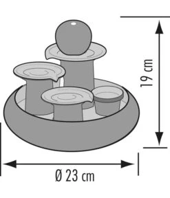 Seliger Zimmerbrunnen Trentino, Ø 23 X 19 Cm -Garten Umfassend Geschäft 4317053 WE DE 001 SeligerZimmerbrunnenTrentinoGruen